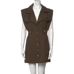 Acler Forest Green Walter Dress